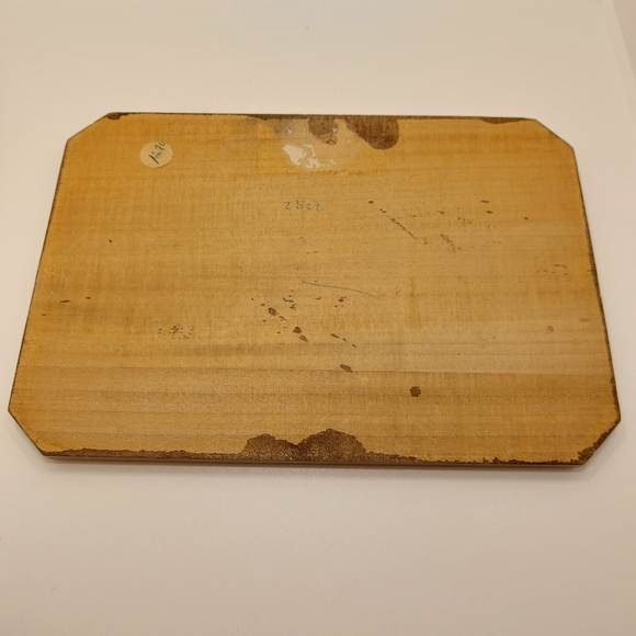 Decorative Hand Carved Wooden Plaque Cabin in the Woods - Picture 4 of 6